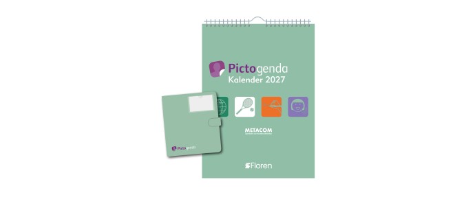 Kalender mit Symbolen